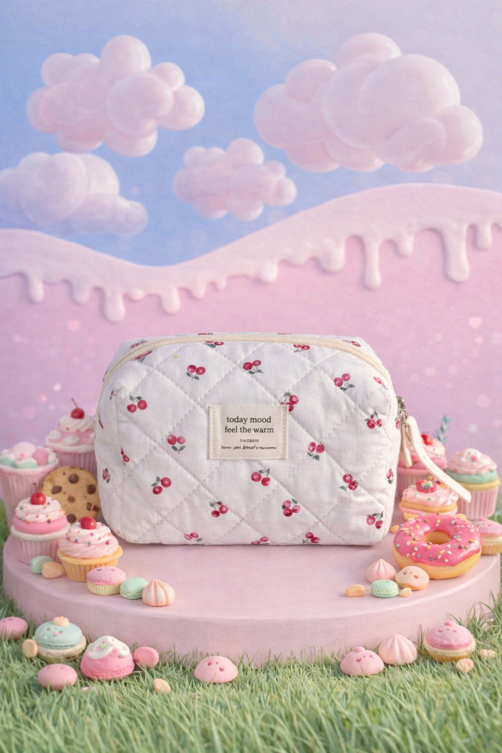 Cherry Makeup Bag