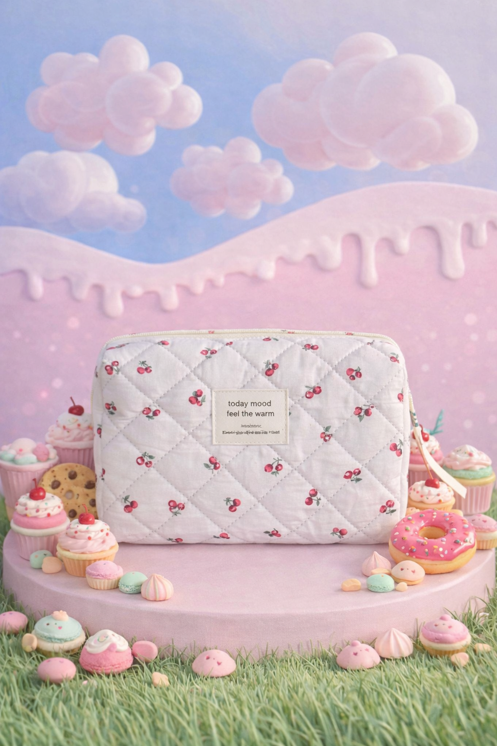 Cherry Makeup Bag